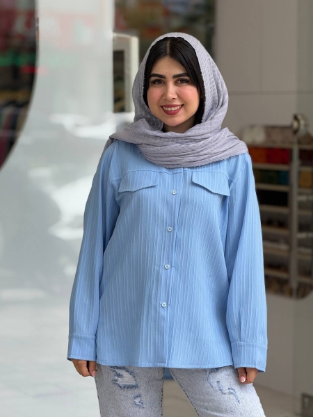 شومیز برگ جیب نما ایوا