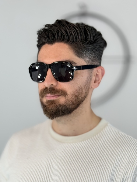 عینک برند DB تمام مشکی کد 6