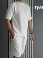 ست مراکشی تیشرت و شلوارک سفید