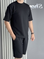 ست مراکشی تیشرت و شلوارک مشکی