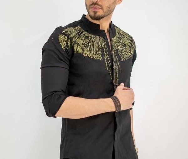 پیراهن نگینی آبشاری