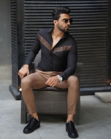 پیراهن تیکه خور چرم