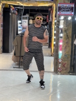 ست شلوارک رکابی پارچه تنفسی