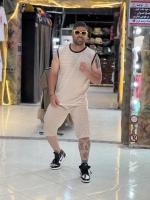 ست شلوارک رکابی پارچه تنفسی