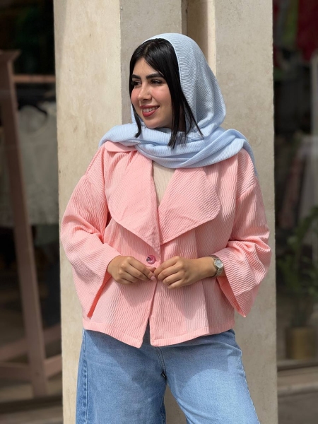 کت کوتاه السا تک دکمه