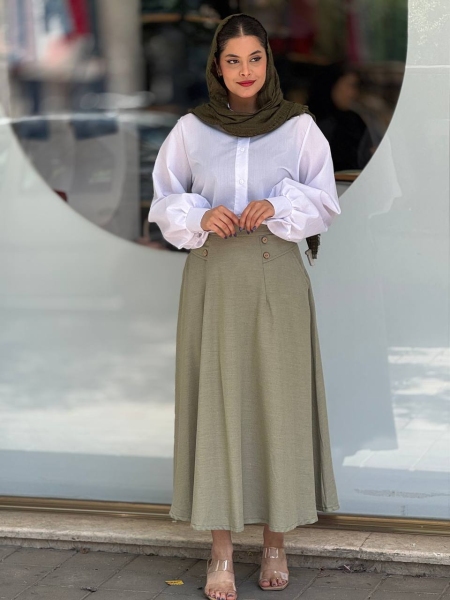 ست شومیز دامن شانتون