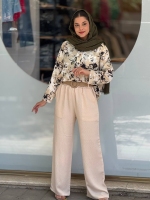 ست شومیز شلوار گلدار