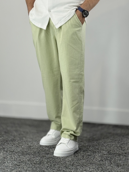 شاوار لنین سبز آدامسی