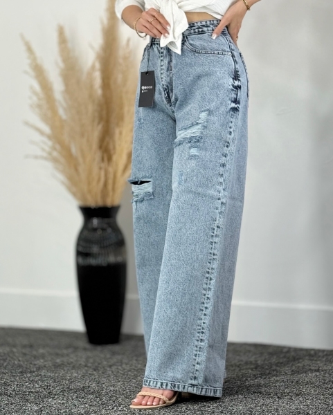 شلوار فول بگ زنانه یخی کد 9017