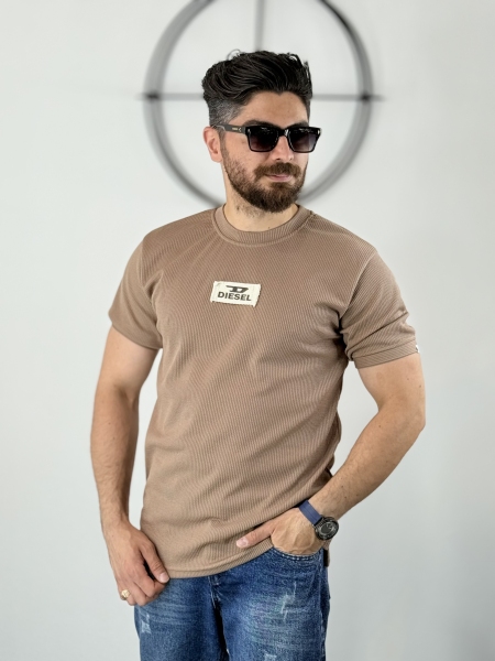 تیشرت مراکشی طرح diesel کرم