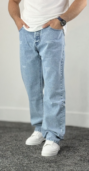 بگ جین قواره بزرگ آبی یخی کد 106