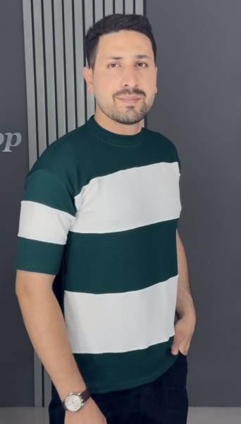 تیشرت مراکشی رینگری سبز