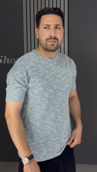 تیشرت مراکشی سبز طوسی