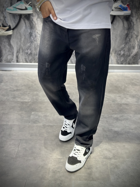 شلوار مام فیت سنگشور شده