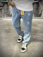 شلوار مام فیت سنگشور شده