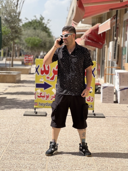 پیراهن طرح هاوایی(بودنه یک میل آب رفت)