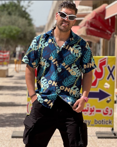 پیراهن طرح هاوایی(بودنه یک میل آب رفت)