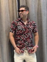 پیراهن تمام نخ (هاوایی) قرمز