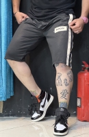 شلوارک تیکه دوزی شده بغل خط کنفی