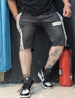 شلوارک تیکه دوزی شده بغل خط کنفی