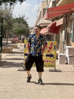 پیراهن طرح هاوایی(بودنه یک میل آب رفت)