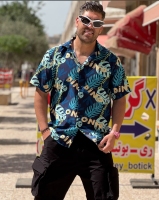 پیراهن طرح هاوایی(بودنه یک میل آب رفت)