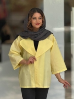 شومیز داکرون یقه پهن رنگی