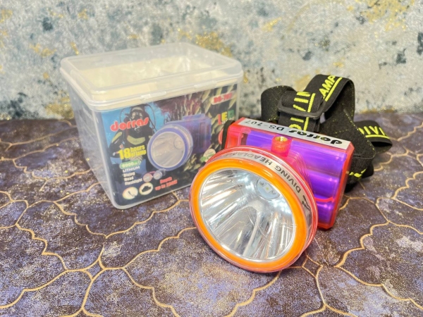 چراغ قوه پیشانی ضد آب مخصوص غواصی دوراس