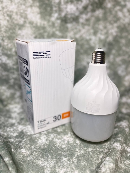 لامپ ال ای دی استوانه ای 30 وات EDC سفید