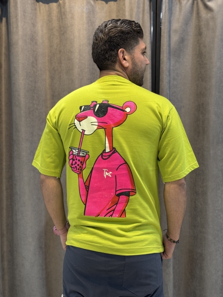 تیشرت پلنگ صورتی(ارزانترین پوشاک مردانه کشور)