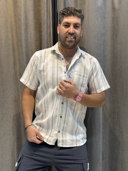 پیراهن کنفی بسیار خنک(تولید به مصرف)خط قرمز