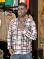 پیراهن پارچه پنبه لاکرا دار(عیدانه مجموعه به شما)