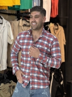 پیراهن پارچه پنبه لاکرا دار(عیدانه مجموعه به شما)