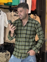 پیراهن پارچه پنبه لاکرا دار(عیدانه مجموعه به شما)