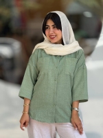 شومیز اسلپ آستین دکمه