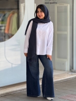 شومیز بیسیک لینن سفید