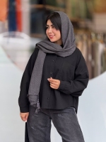 مانتو لینن کیمونو 2جیب