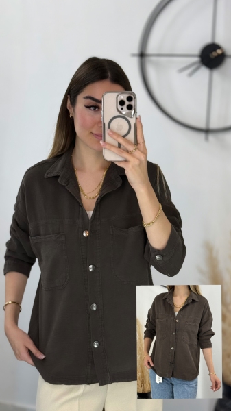 شومیز حصیری موکا