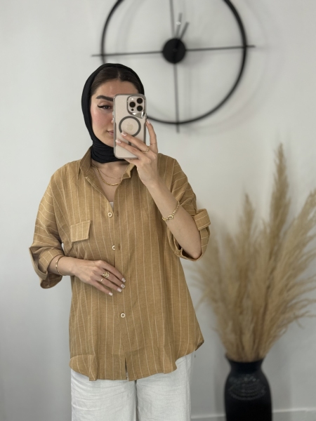 شومیز مانتویی دیپلمات نسکافه ای