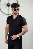 پیراهن مراکشی بیسکویتی مشکی کد 30