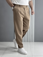 شلوار مام مازراتی نسکافه ای روشن ( قد 100 سانت / پشت کمر کش )