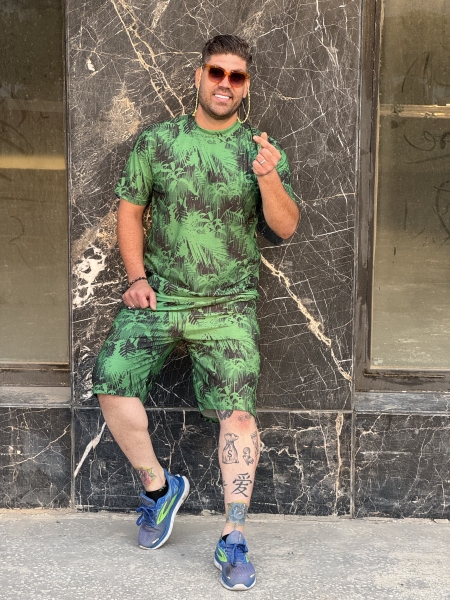 ست هاوایی(ارزانترین پوشاک)سبز