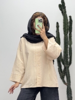 شومیز راه راه یقه7