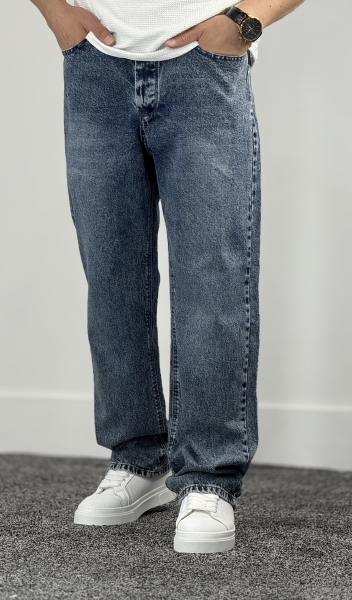 بگ جین کجرا آبی وسط شور کد 255