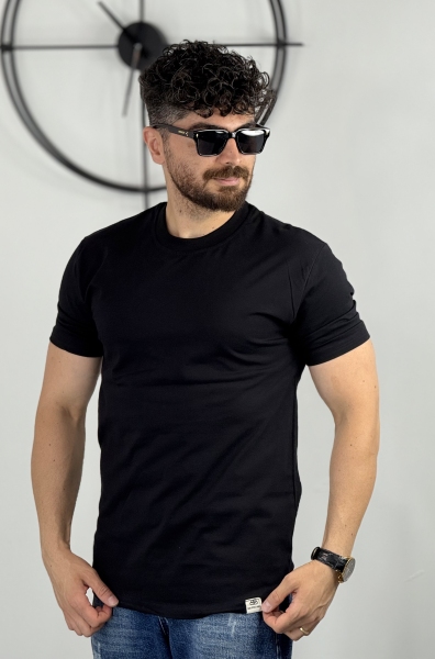 تیشرت بیسیک پنبه مشکی