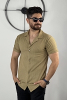 پیراهن پارچه بیسکویتی کد 45 نسکافه ایی