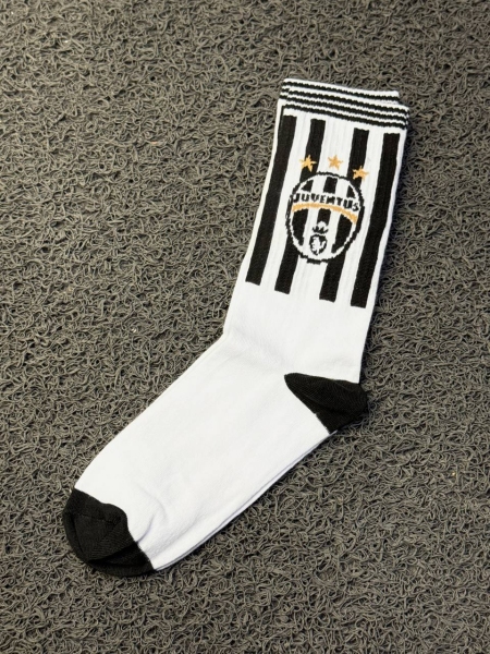 جوراب ساق بلند JUVENTUS سفید مشکی
