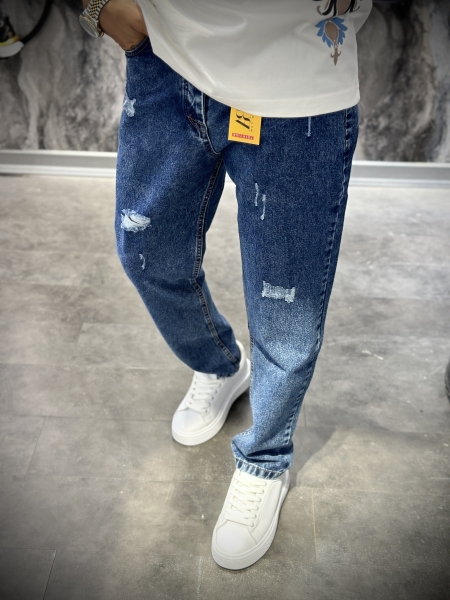 شلوار مام فیت سنگشور شده