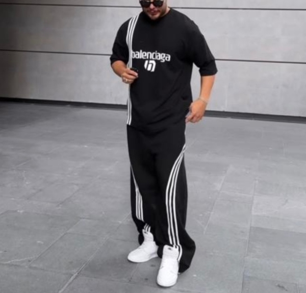 ست تیشرت شلوار 3خط بالنسیگا