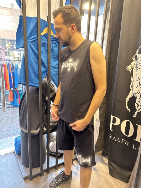 ست رکابی شلوارک بالنسیگا